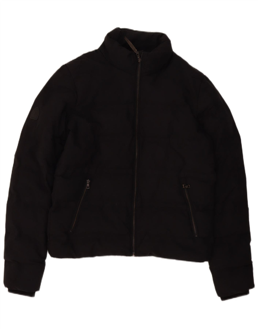 Jaqueta acolchoada masculina Superdry UK 38 poliéster preto médio