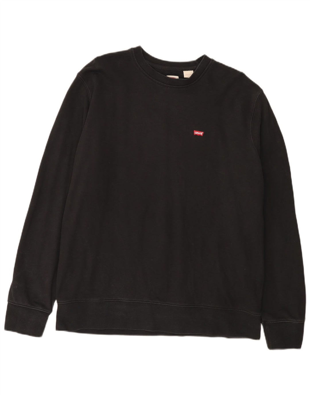 Suéter de moletom padrão masculino Levi's grande algodão preto