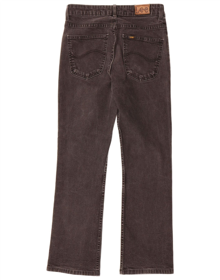 Lee Womens Cameron Straight Jeans W30 L28 Algodão Preto