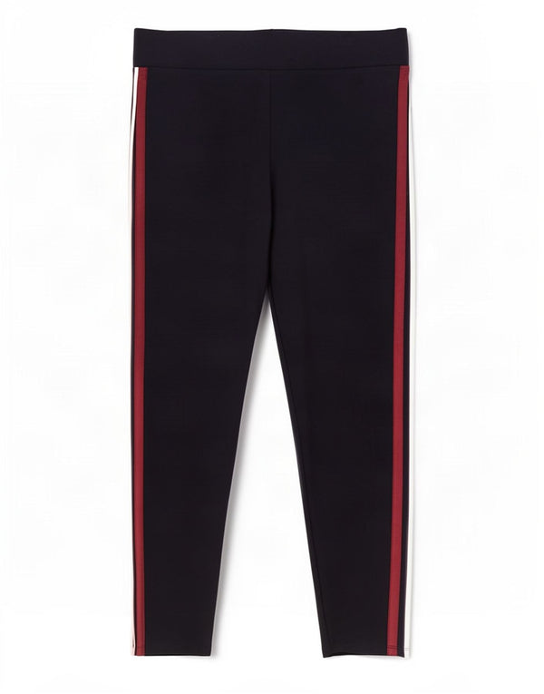 Leggings femininos Marks & Spencer Reino Unido 18 XL azul marinho viscose