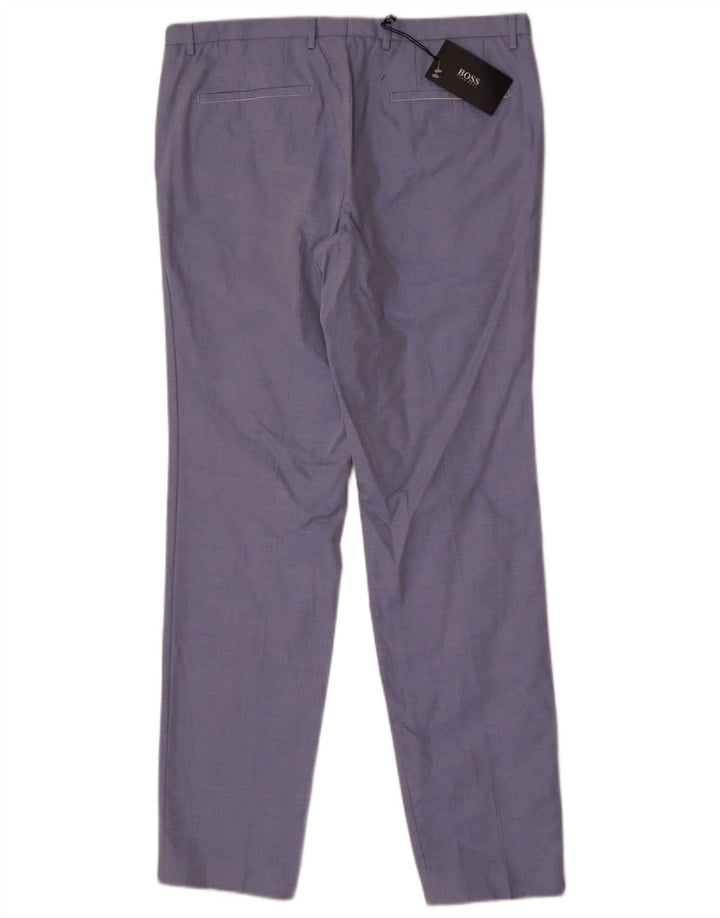 Calça Chino Slim Masculina Hugo Boss W34 L33 Azul