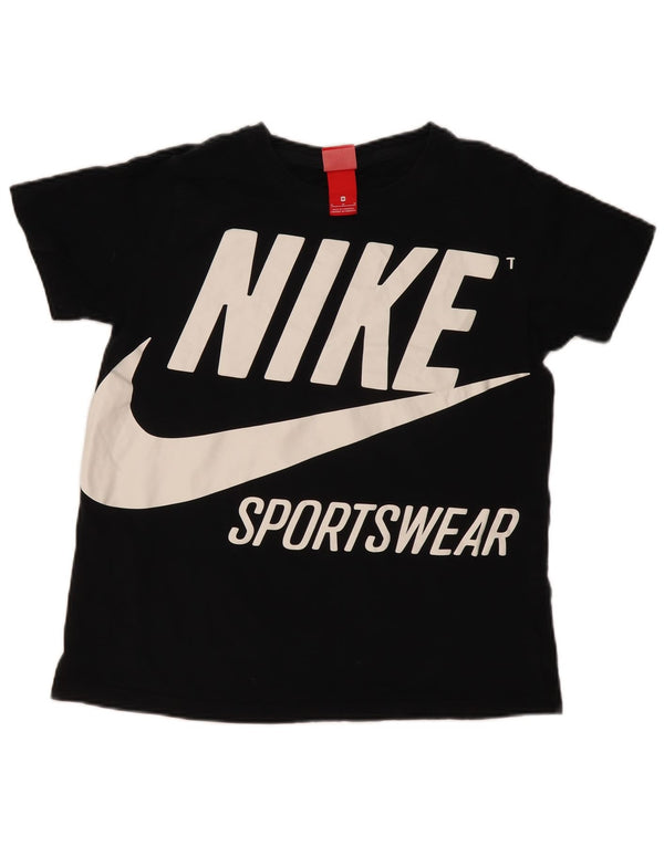 Camiseta Nike Feminina Graphic Top UK 14 Médio Algodão Preto