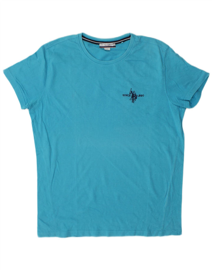 US Polo Assn. Camiseta Masculina Top Grande Azul