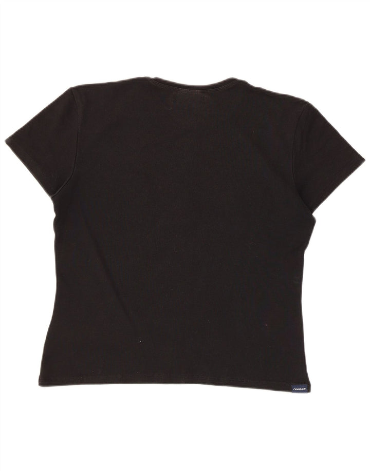 Camiseta Reebok Mulher Top UK 14 Grande Preto