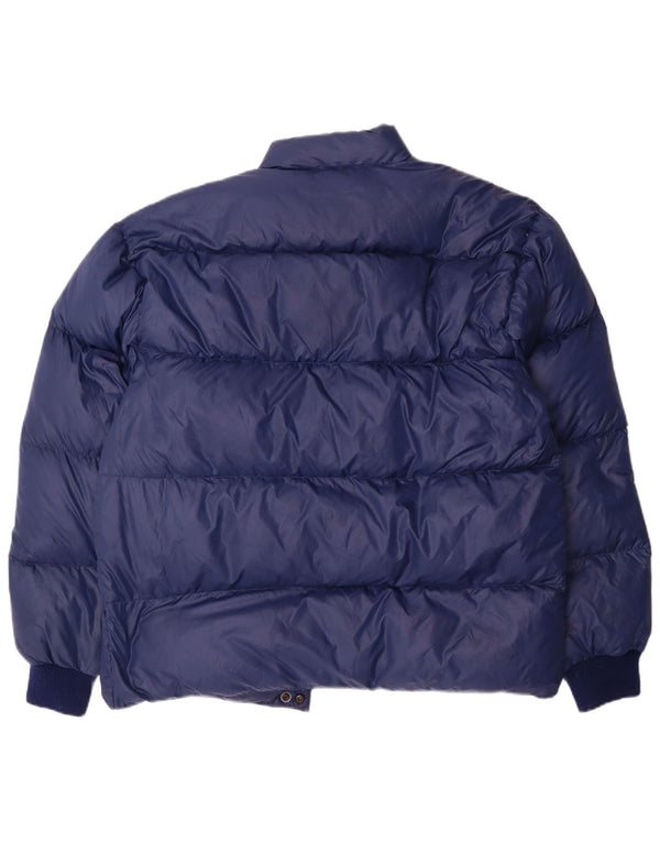 Jaqueta acolchoada masculina Ball On UK 40 grande poliamida azul marinho