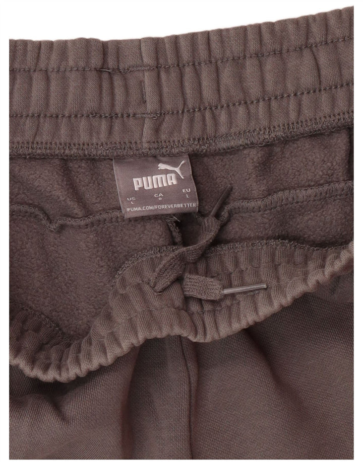 Shorts esportivos gráficos masculinos Puma grande algodão cinza