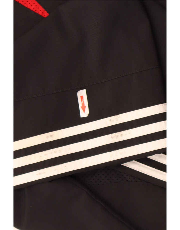 Adidas Mens Clima 365 Rain Jacket UK 34 XS Preto Colourblock Poliéster