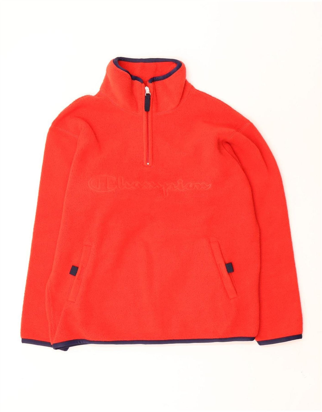 Jumper de lã com gola gráfica Champion Boys 11-12 anos vermelho poliéster