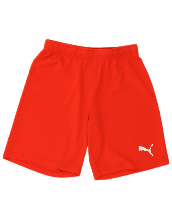 Shorts esportivos masculinos PUMA médio vermelho