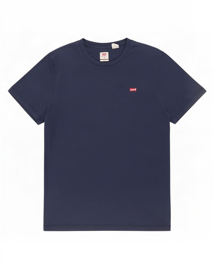Camiseta masculina padrão Levi's Top médio algodão azul marinho