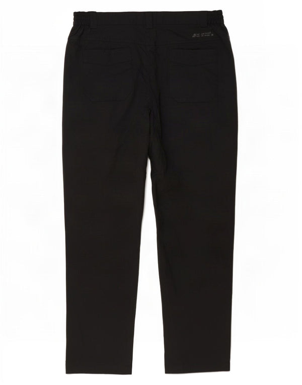 Calça chino reta feminina Mountain Warehouse Reino Unido 16 grande W34 L29 preta