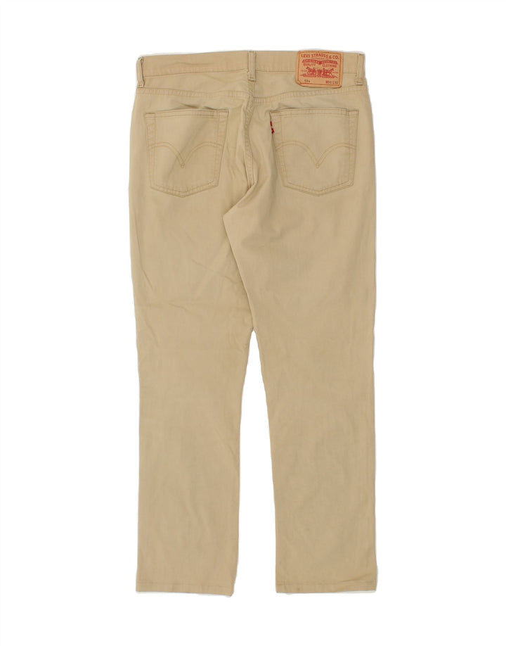 LEVI'S Womens 584 Slim Casual Trousers W30 L32  Beige Cotton Vintage Levi's and Second-Hand Levi's from Messina Hembry 