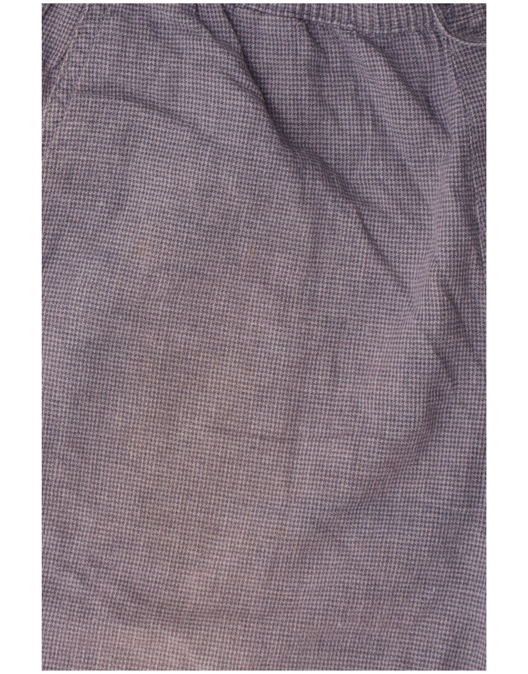 Shorts Chino feminino Abercrombie & Fitch médio W32 azul marinho Houndstooth