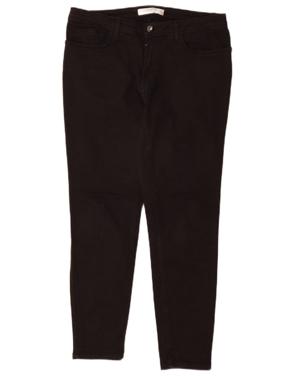 Calça jeans skinny feminina Zara EU 44 XL W32 L28 preta