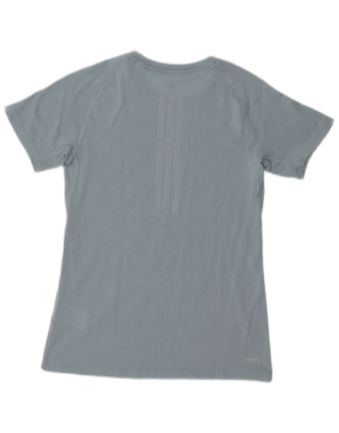 Adidas Mens Climalite T-Shirt Top UK 8/10 Pequeno Azul Poliéster