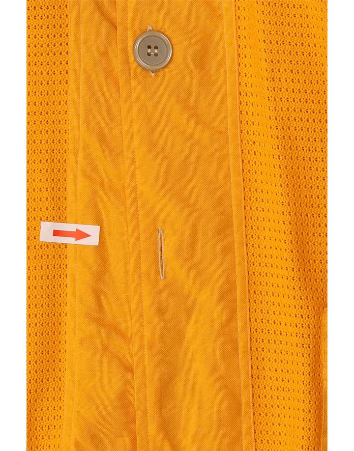 Camisa masculina vintage tamanho 38 15 amarelo médio