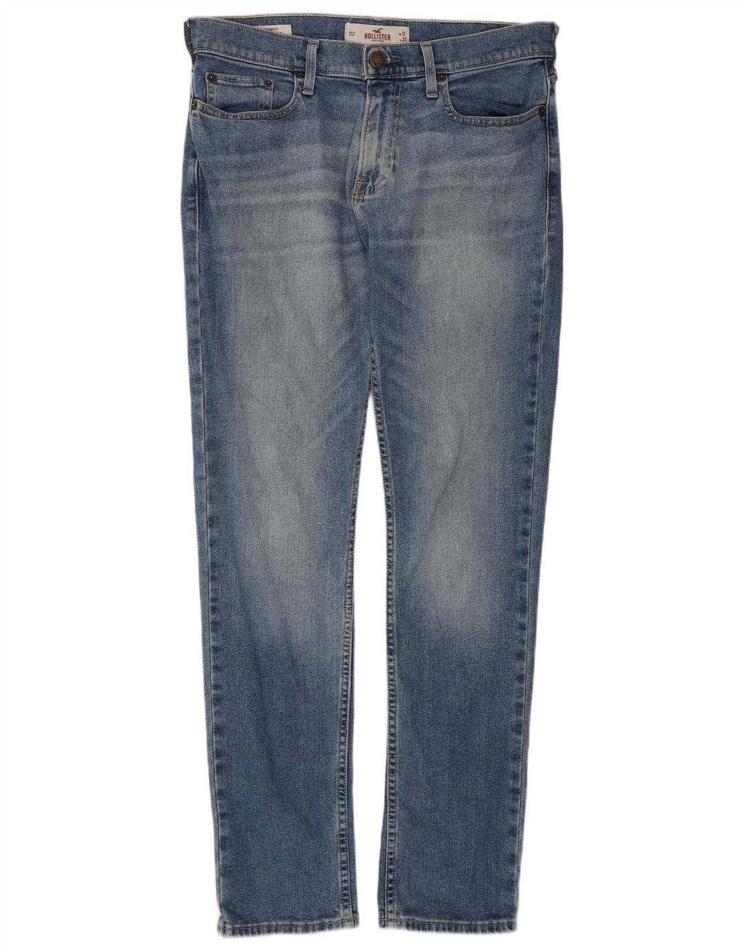 Calça jeans skinny masculina HOLLISTER W31 L32 algodão azul