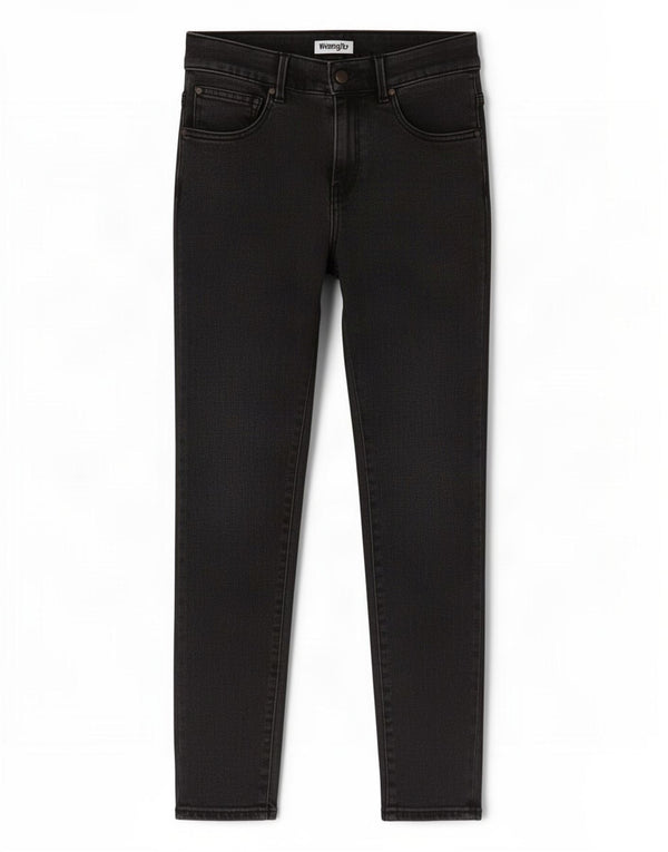 Jeans skinny Wrangler feminino W29 L27 algodão cinza