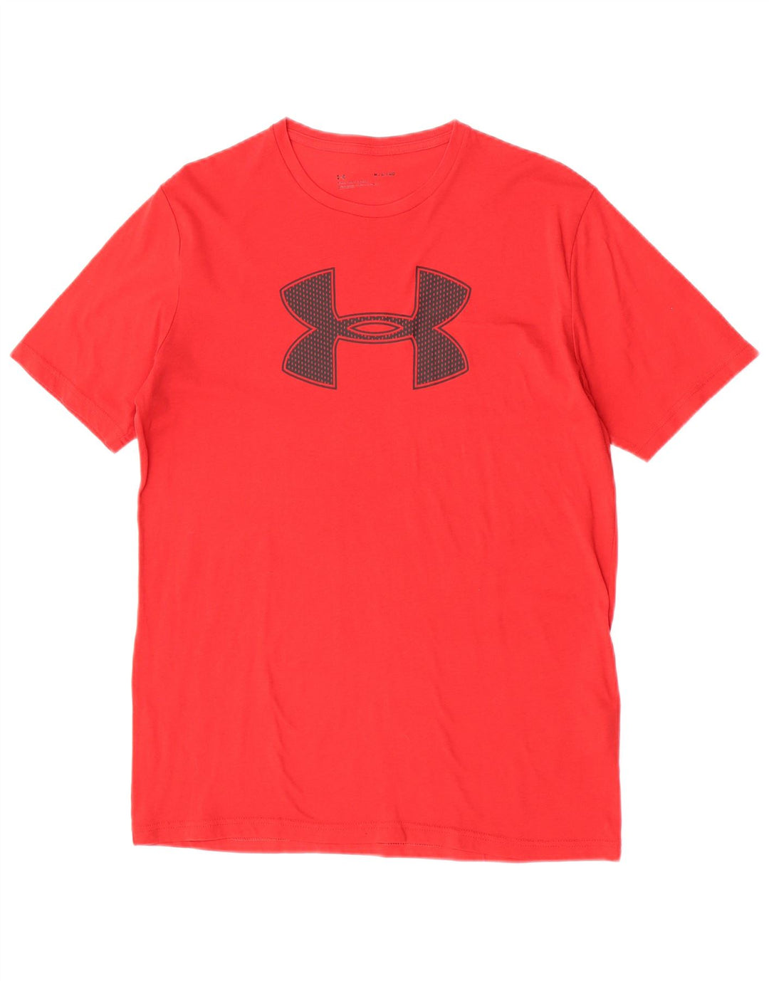 Camiseta gráfica masculina Under Armour Top médio algodão vermelho