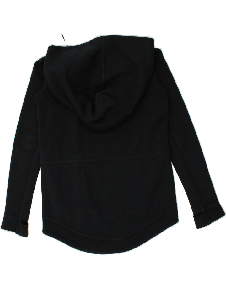 NIKE Womens Zip Hoodie Sweater UK 6 XS Black Cotton Vintage Nike and Second-Hand Nike from Messina Hembry 