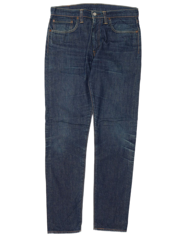 Calça jeans masculina Levi's 512 Slim Tapered W33 L34 azul algodão