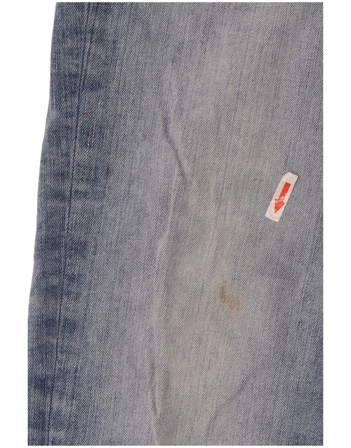 Jack & Jones Mens Clark Slim Jeans W33 L34 Azul Algodão
