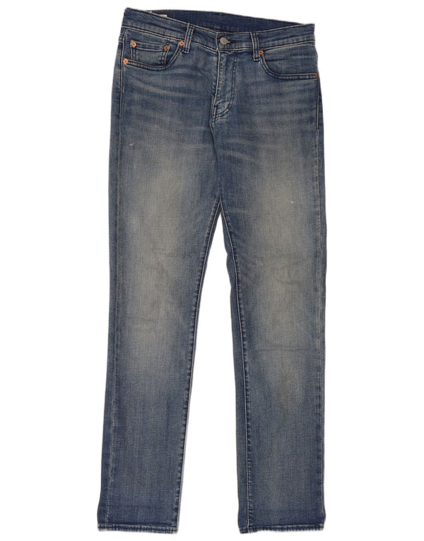 Levi's Masculino 511 Slim Jeans W31 L34 Azul Algodão
