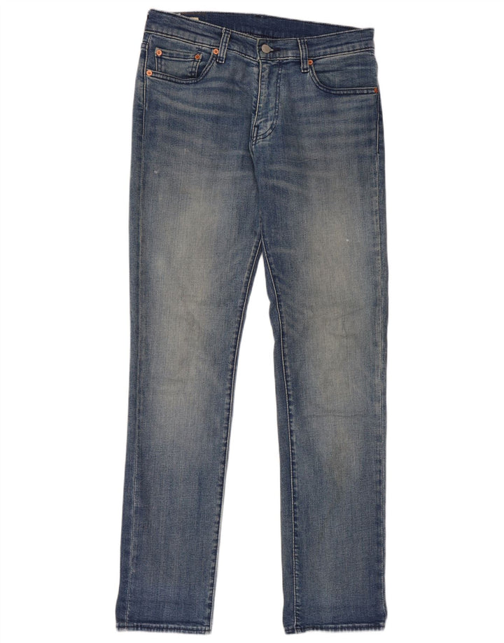 Levi's Masculino 511 Slim Jeans W31 L34 Azul Algodão