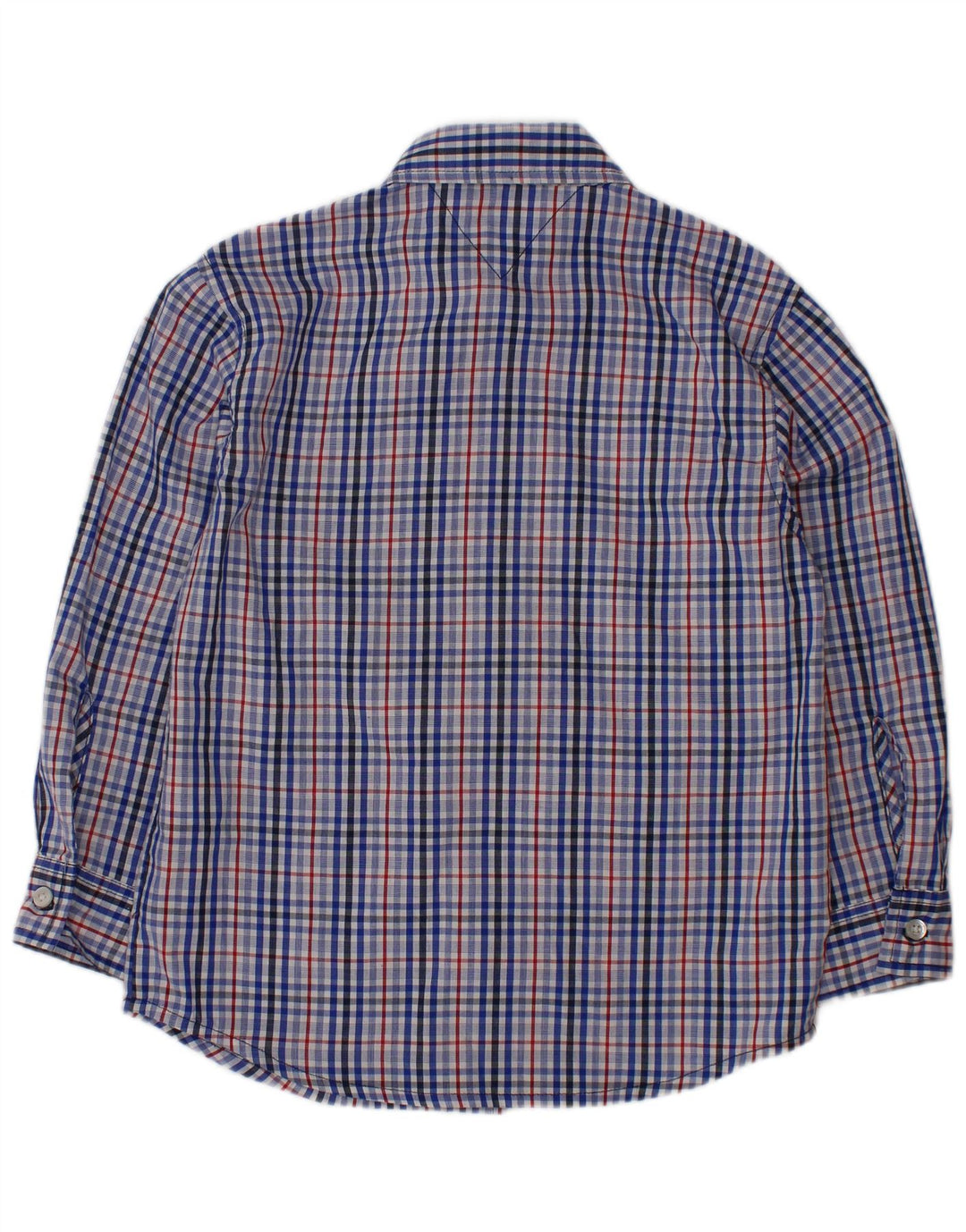 Camisa masculina TOMMY HILFIGER 3-4 anos algodão xadrez azul