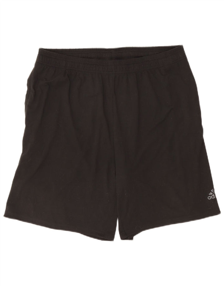 Adidas Mens Climalite Sport Shorts Grande Poliéster Preto