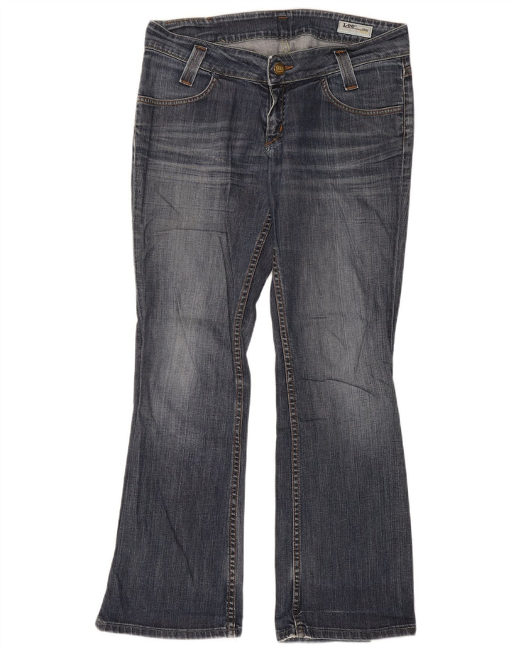 Lee Womens Leola Bootcut Jeans W31 L31 Azul Algodão