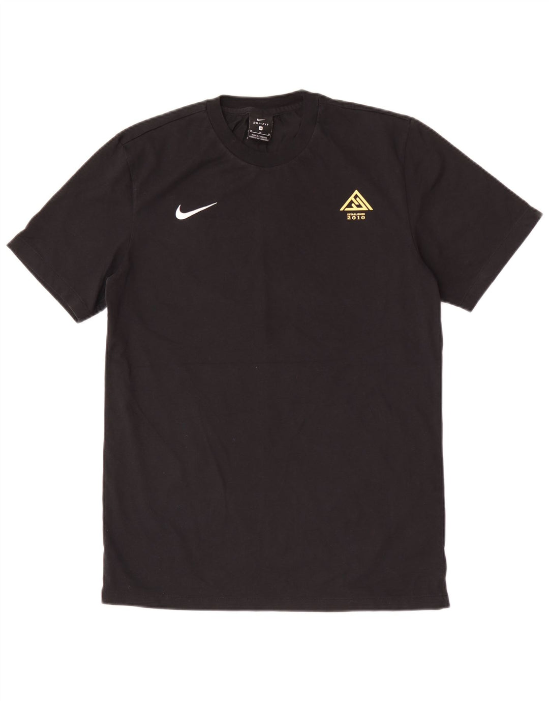 Camiseta Nike masculina gráfica Top médio algodão preto