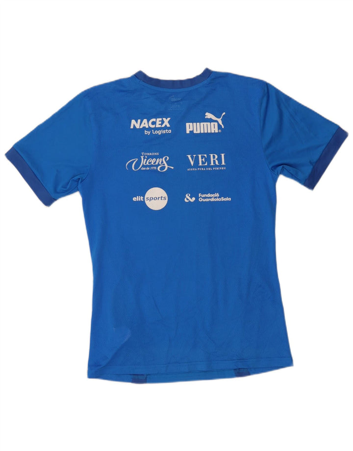 Camiseta masculina Puma Graphic Top Azul Médio Poliéster