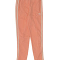 Calças de treino Adidas meninas 11-12 anos poliéster rosa