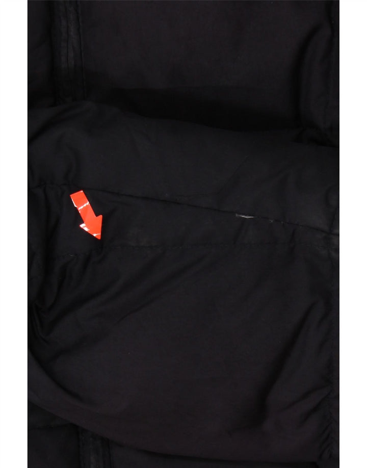 CIESSE PIUMINI Womens Oversized Hooded Padded Jacket IT 44 Medium Black Vintage Ciesse Piumini and Second-Hand Ciesse Piumini from Messina Hembry 