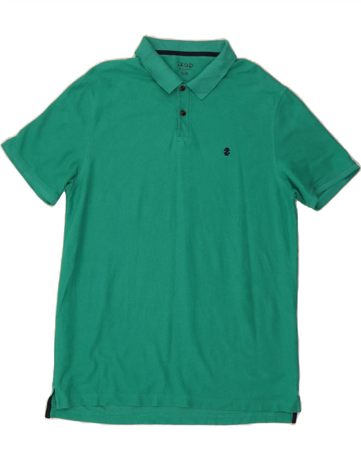 IZOD Mens Polo Shirt XL Green Cotton Vintage Izod and Second-Hand Izod from Messina Hembry 