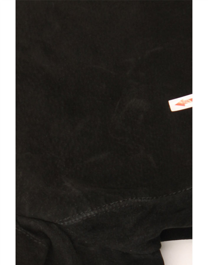 Jaqueta blazer masculina vintage de camurça com 3 botões Reino Unido 38 médio preto