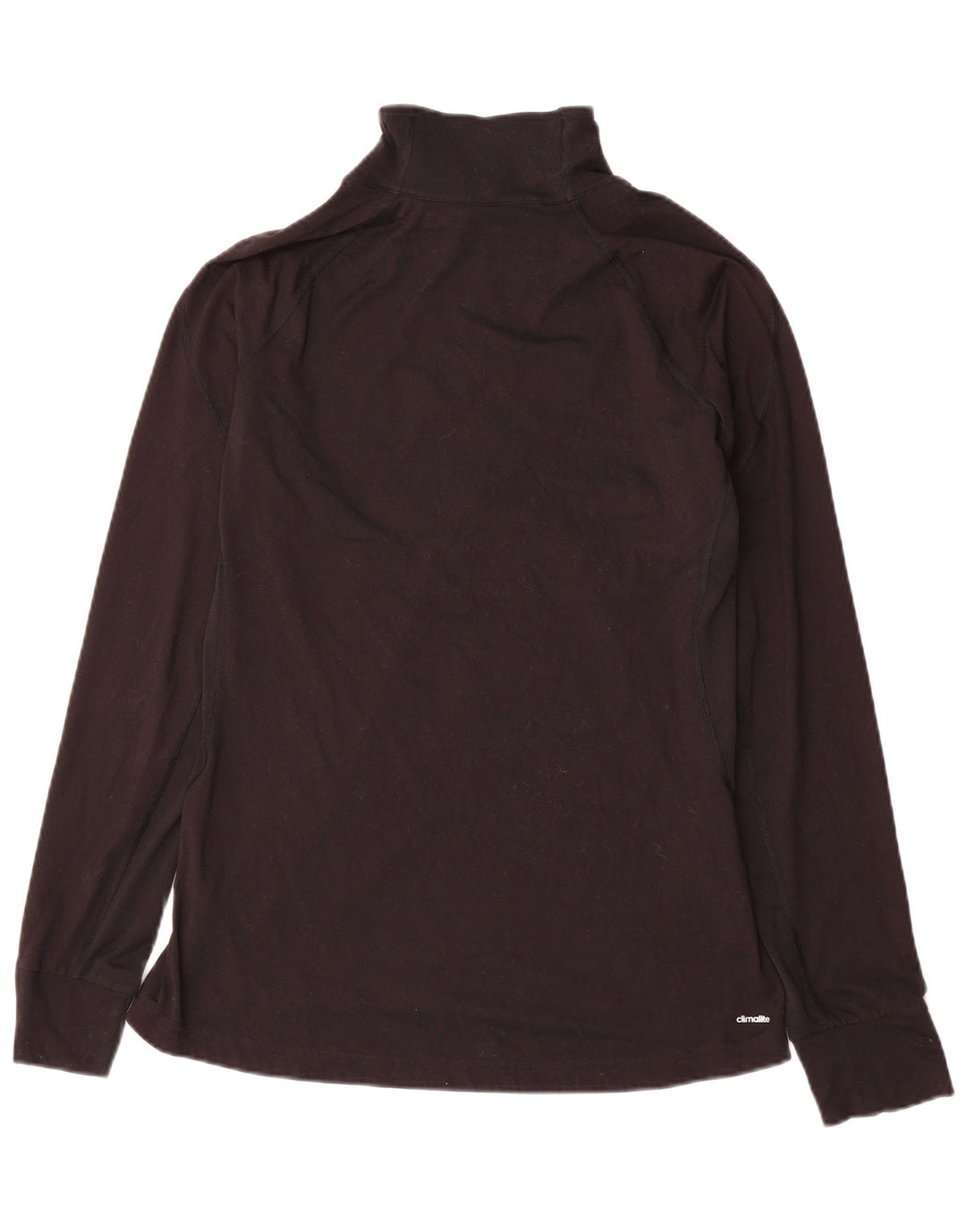 Adidas Mulher Climalite Pulôver Treino Top Reino Unido 16/18 Grande Preto