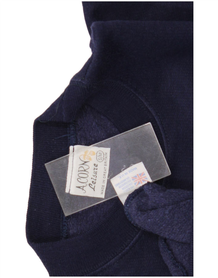 Acorn moletom feminino grande com estampa gráfica UK 10 pequeno azul marinho