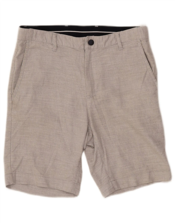 Zara Mens Chino Shorts Pequeno W30 Cinza