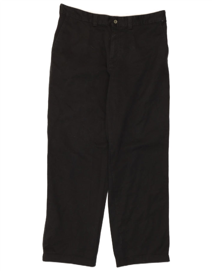 Calça chino reta masculina DOCKERS W36 L32 algodão preto