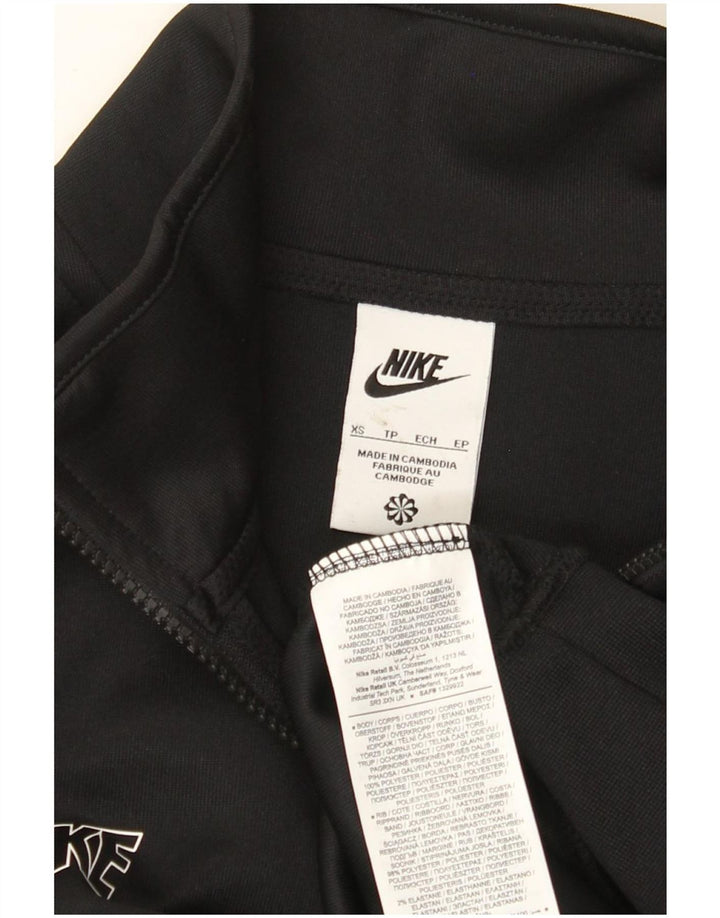 Moletom Nike Masculino com Zíper e Pescoço Jumper XS Preto Poliéster