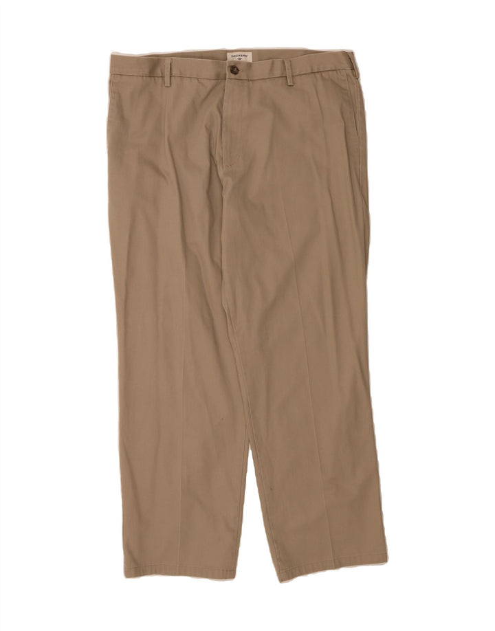 DOCKERS Mens Relaxed Fit Chino Trousers W40 L32 Beige Cotton Vintage Dockers and Second-Hand Dockers from Messina Hembry 