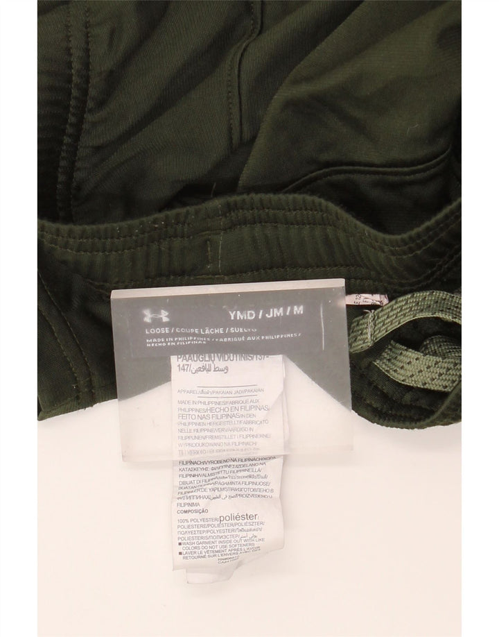 Calça de treino gráfica Under Armour Boys 9-10 anos médio cáqui