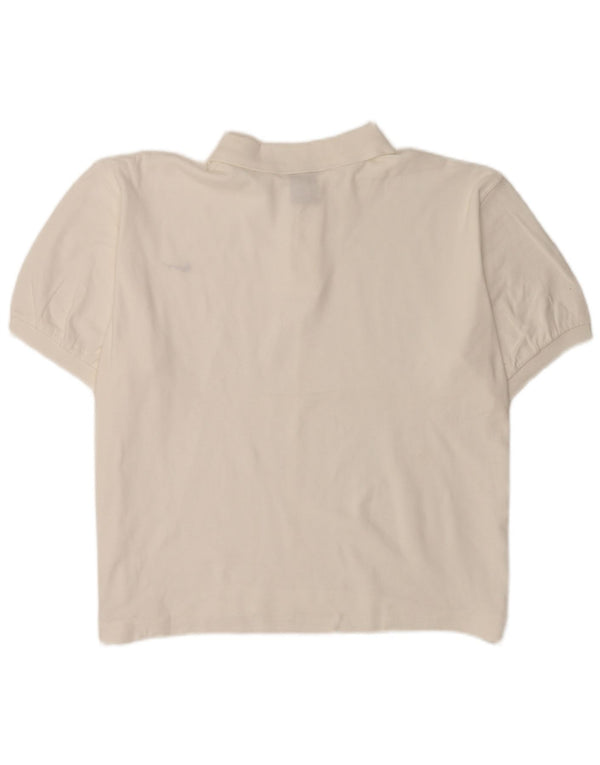 Camisa polo masculina Nike UK 42/44 grande algodão branco