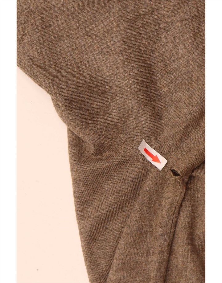 Suéter cardigã masculino Zara grande bege