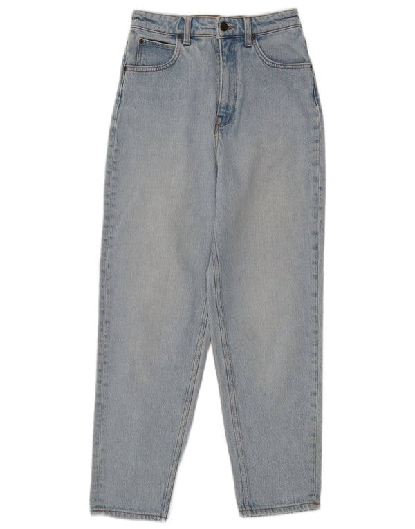 Lee Womens Stella High Waist Tapered Jeans W26 L26 Blue Cotton