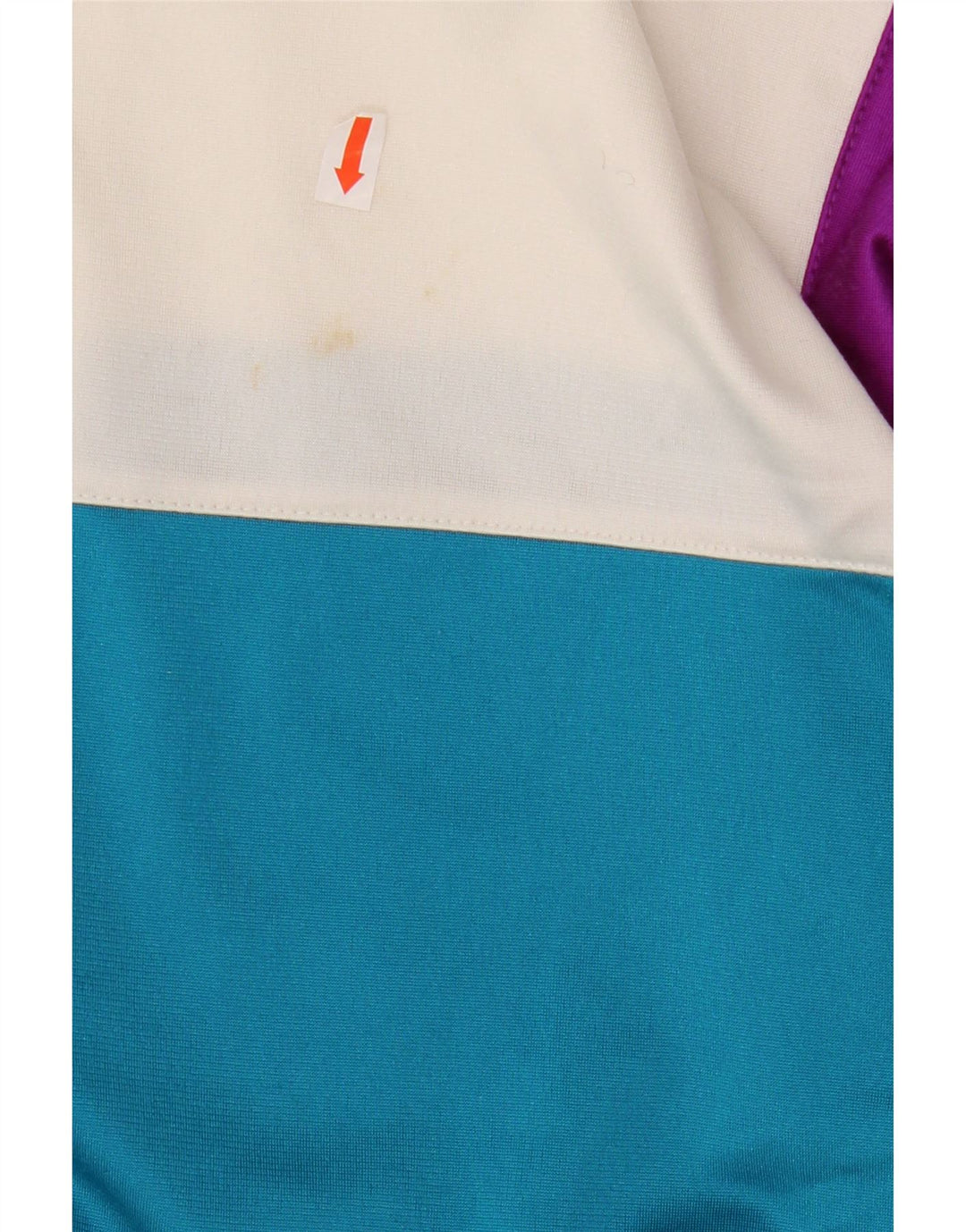 LOTTO Jaqueta masculina de agasalho gráfico grande bloco colorido azul