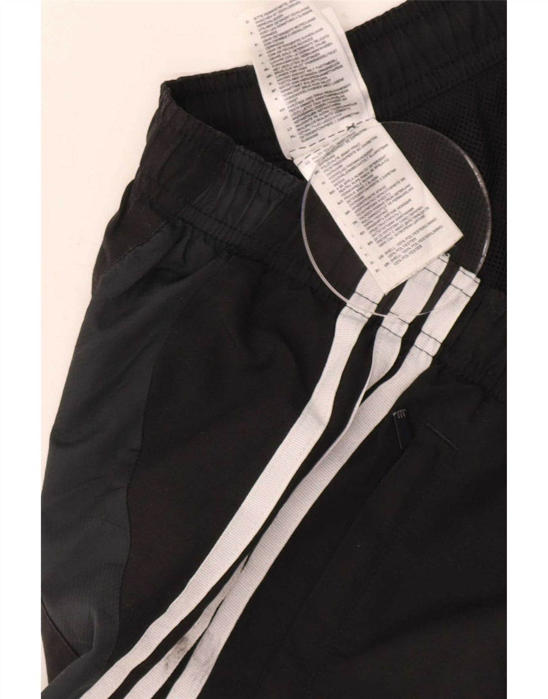 Adidas Mens Treino Calças Joggers Pequeno Poliéster Preto
