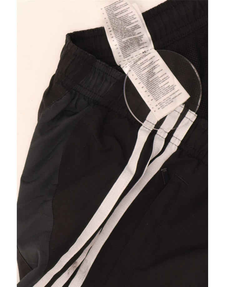 Adidas Mens Treino Calças Joggers Pequeno Poliéster Preto